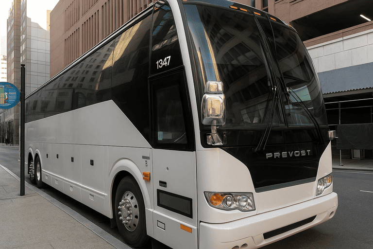 a Chicago Coach Bus Service coach bus